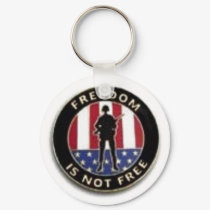 Freedom is Not Free keychains