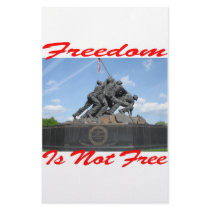 Freedom Is Not Free Stationery
