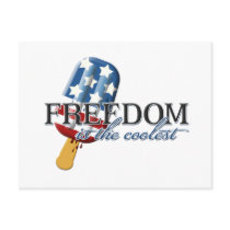 Freedom is the Coolest postcards