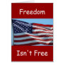Freedom Isn't Free Cards