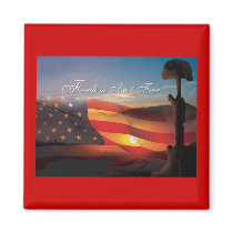 Freedom Isnt Free Fridge Magnets