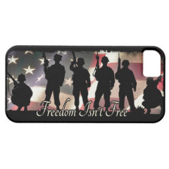 Freedom Isnt Free Military Soldier Silhouette iPhone 5 Covers