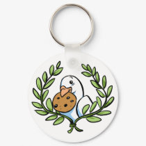 Freedom! Justice! Cookies! (Dove) Keychain