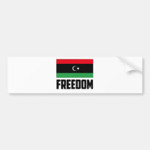 Freedom - Libya Bumper Sticker