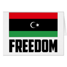 Freedom - Libya Greeting Card