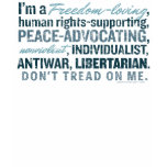 Freedom-Loving Libertarian T-Shirt