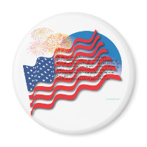 Freedom Refrigerator Magnet