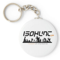 Freedom of Information Black - No Background Key Chains