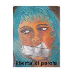 freedom of speech post card
