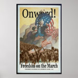 Freedom on the March Poster