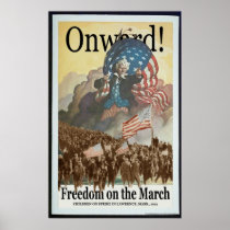 Freedom on the March Poster