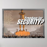 Freedom or Security? posters