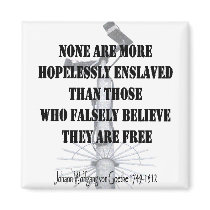 Freedom or Slavery magnets by Insurgo77 Freedom or Slavery magnets