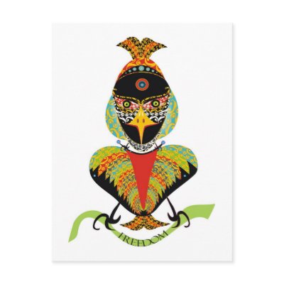 Freedom Power Post Cards by PeppersPolishMafia