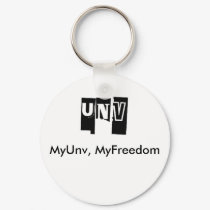 Freedom Round Keychain