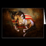 Freedom Run Wild Horse Card cards