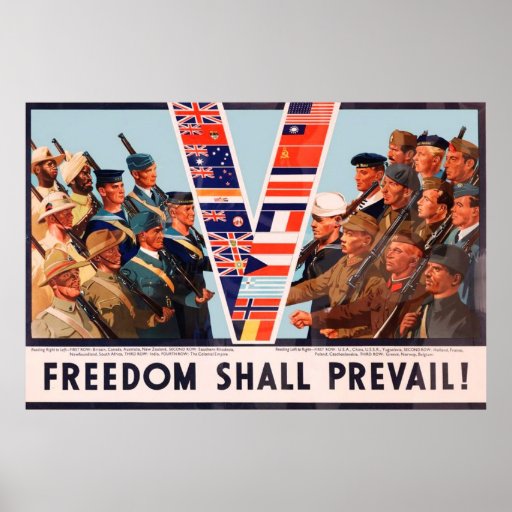 Freedom Shall Prevail! Posters