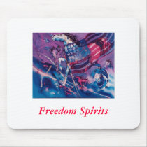 Freedom Spirits mousepads by NancyChristyMoore Freedom Spirits mousepads