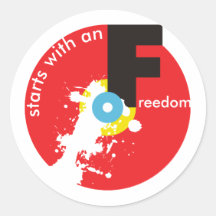 Freedom Starts sticker