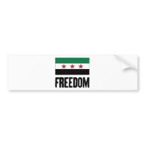 Freedom - Syria Bumper Sticker