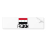 Freedom - Syria Bumper Sticker