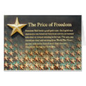 Freedom Wall, World War II Memorial Card