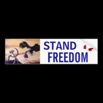 "Freedom's Battle" bumper sticker bumper stickers