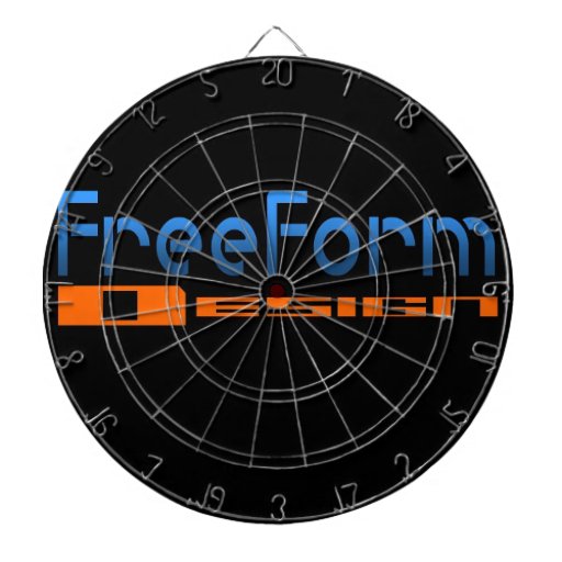 FreeForm Design Logo Dart Board Zazzle
