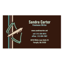 Freelance Writer Business Card