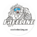 FreeLine Team Logo stickers