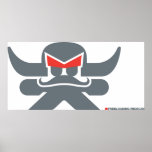 Freeloading Mexican - grey Print