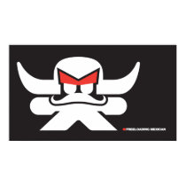 Freeloading Mexican - white on black posters by angryassociates Freeloading Mexican - white on black posters