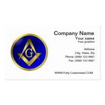 Freemason Business Card