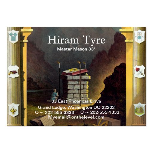 Freemason Business Card Templates