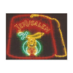 Freemason Neon Sign Postcards