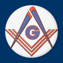 Symbole de franc-maçon magnets