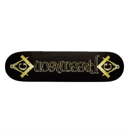 Freemason Symbol Skateboard