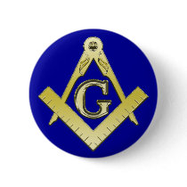 Freemasonry Symbol Button