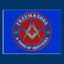 Freemasons, A Band of Brothers postcards