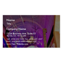 Freemont Street Lights Business Cards