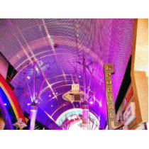 Freemont Street Lights photo sculptures