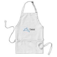 Freenet Bunny Text Apron