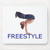 Freestyle B Boy mousepads by goldnsun Freestyle B Boy mousepads
