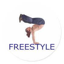 Freestyle B Boy stickers by goldnsun Freestyle B Boy stickers