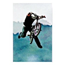Freestyle BMX Bicycle Stunt print