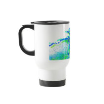 Freestyle BMX Rider in Cool Pop Art Style Coffee Mug