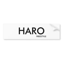FREESTYLE, HARO bumper stickers
