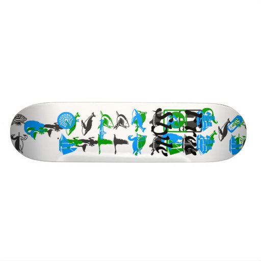 FreeStyle Skateboard Deck Zazzle