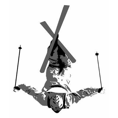 Freestyle Skiing T-shirts by AtlasShrugging