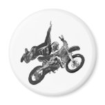 Freestyling with dirt bike magnets